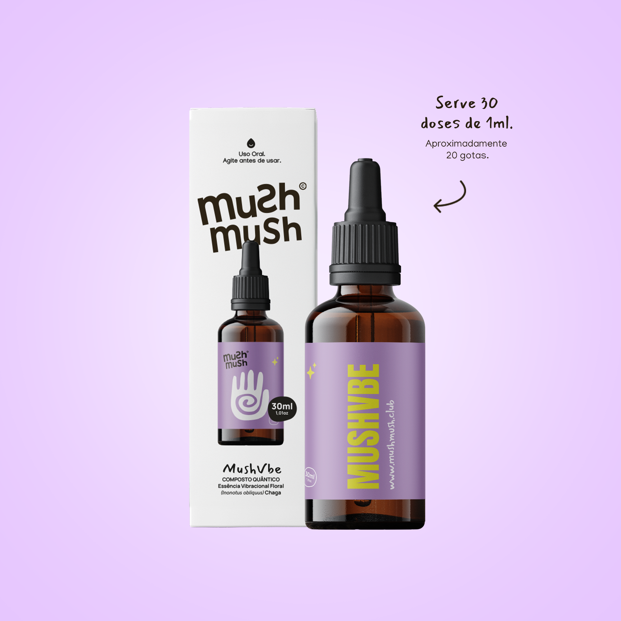 Cogumelo Chaga - Mushdrops® 30ml