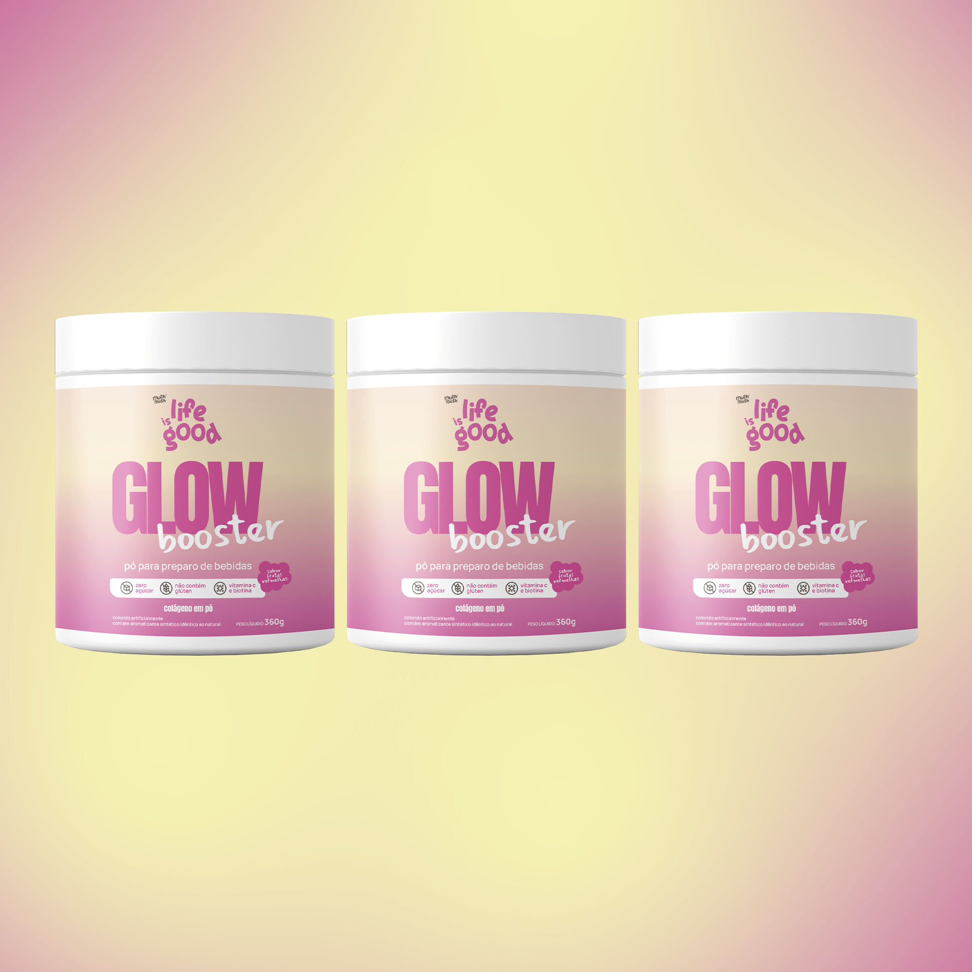 Colágeno em Pó 360g - Glow Booster
