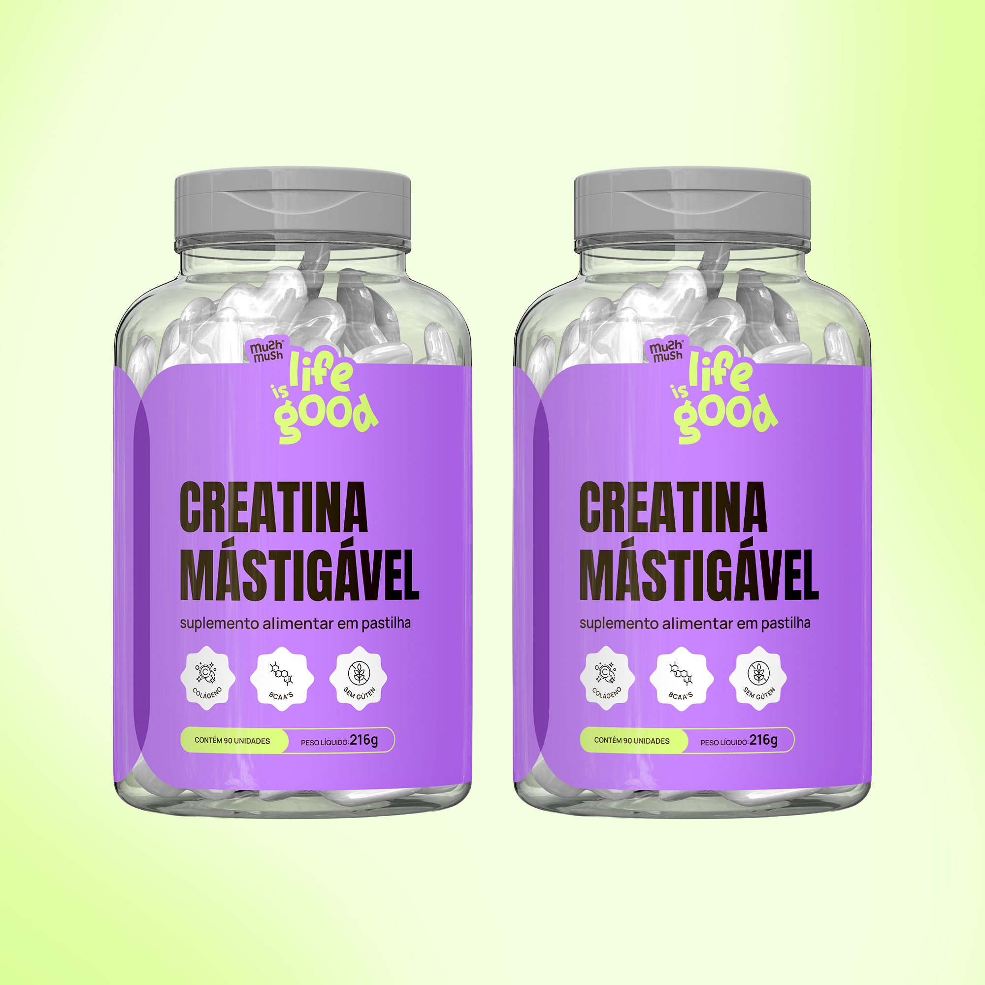 Creatina em Pastilhas - Life is Good (90 pastilhas)