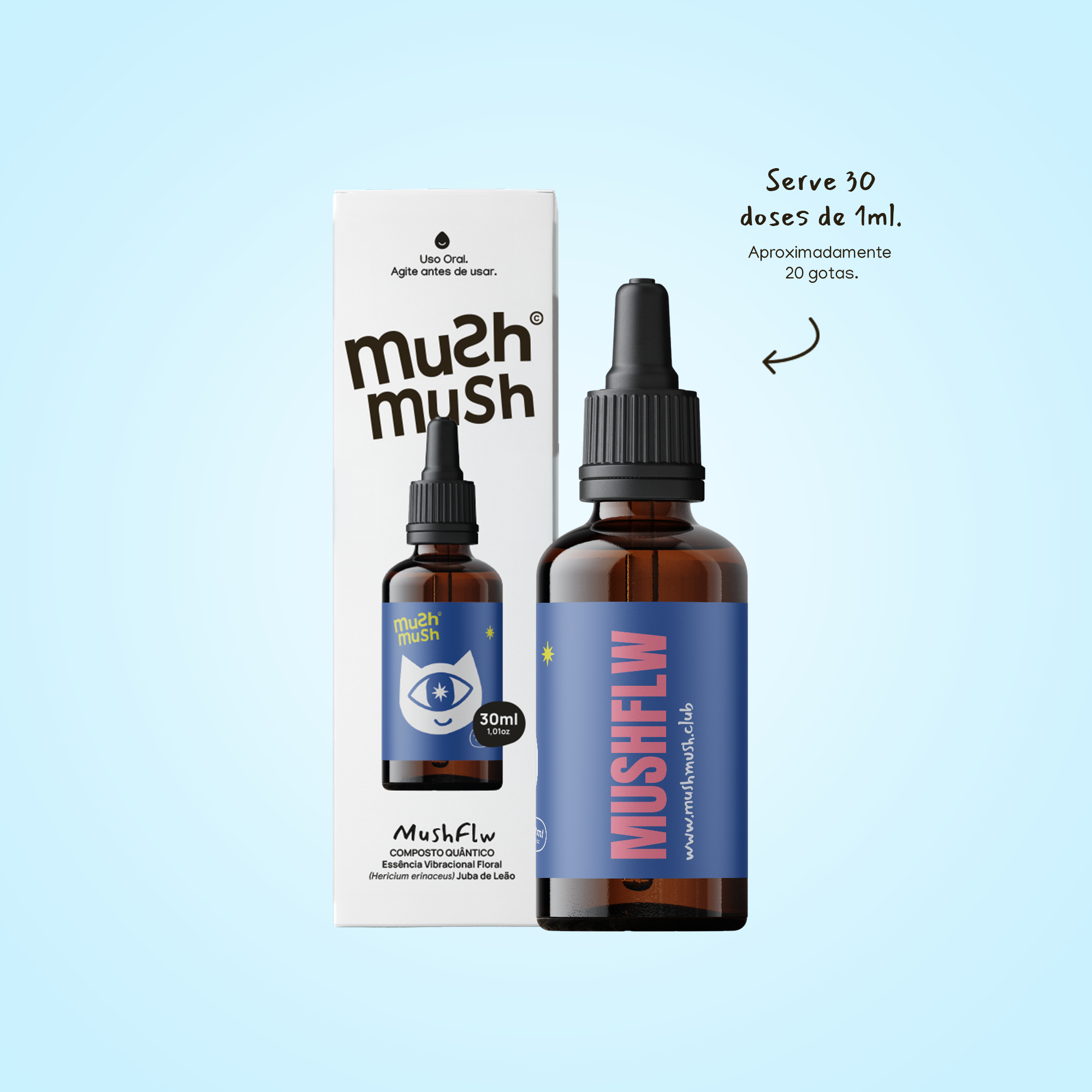 Cogumelo Juba de Leão - Mushdrops® 30ml