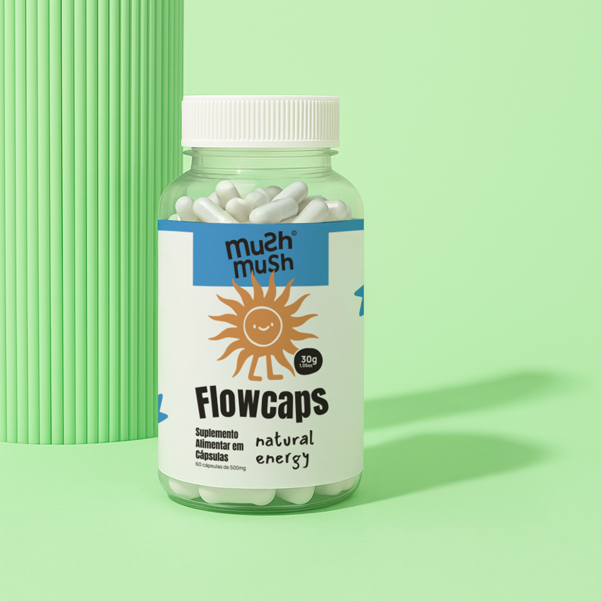 Flowcaps® Natural Energy (60 cápsulas)