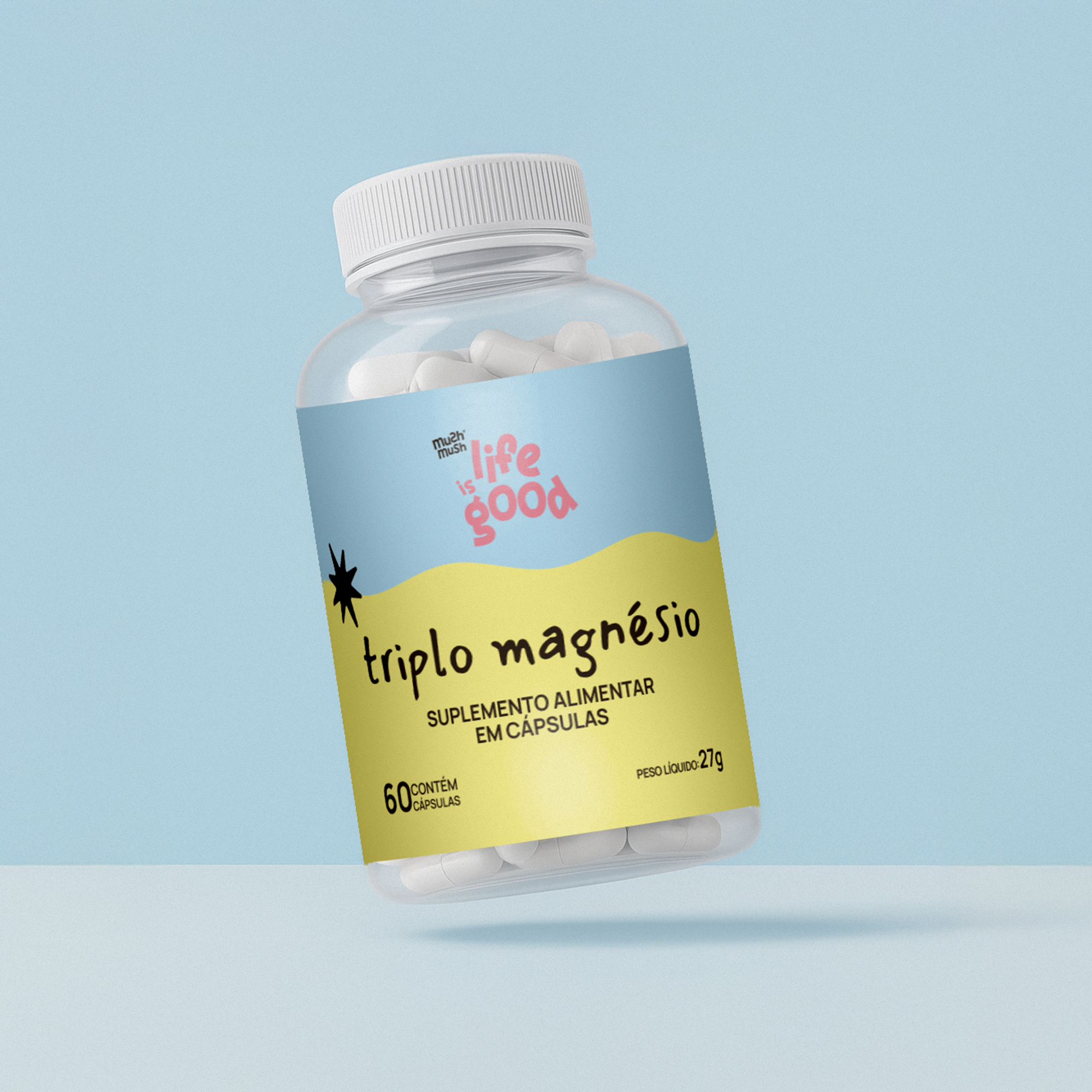 Triplo Magnésio - Life is Good (60 cápsulas)