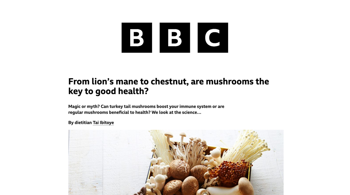 Os benefícios dos cogumelos para a saúde - por BBC UK