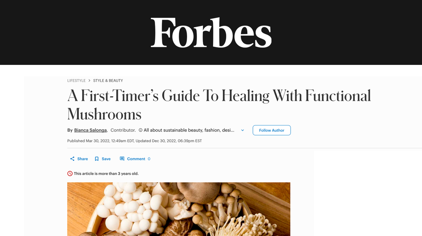 Um Guia para Iniciantes na Cura com Cogumelos Funcionais - Por Forbes