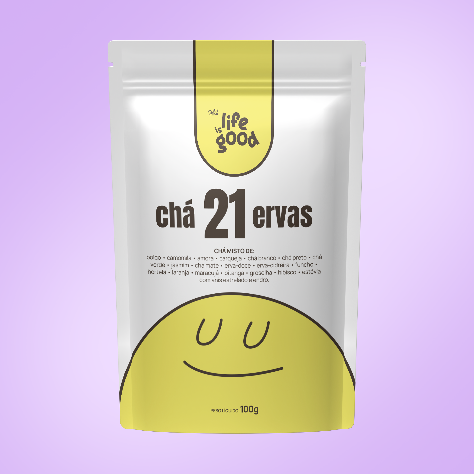 Chá 21 Ervas 100g - Life is Good
