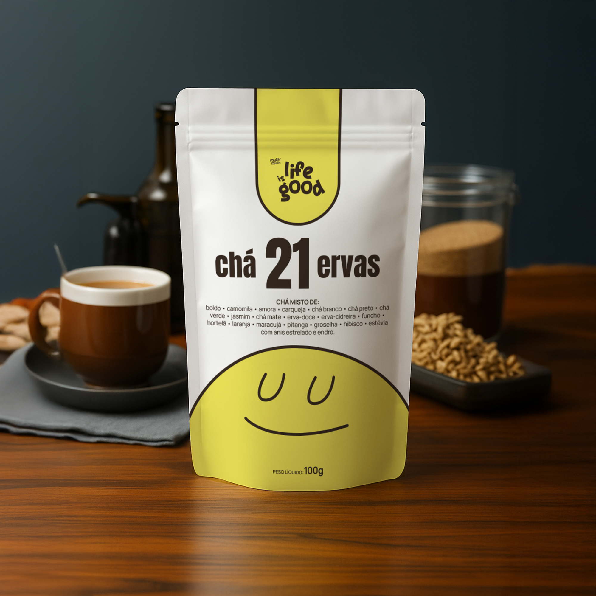 Chá 21 Ervas 100g - Life is Good