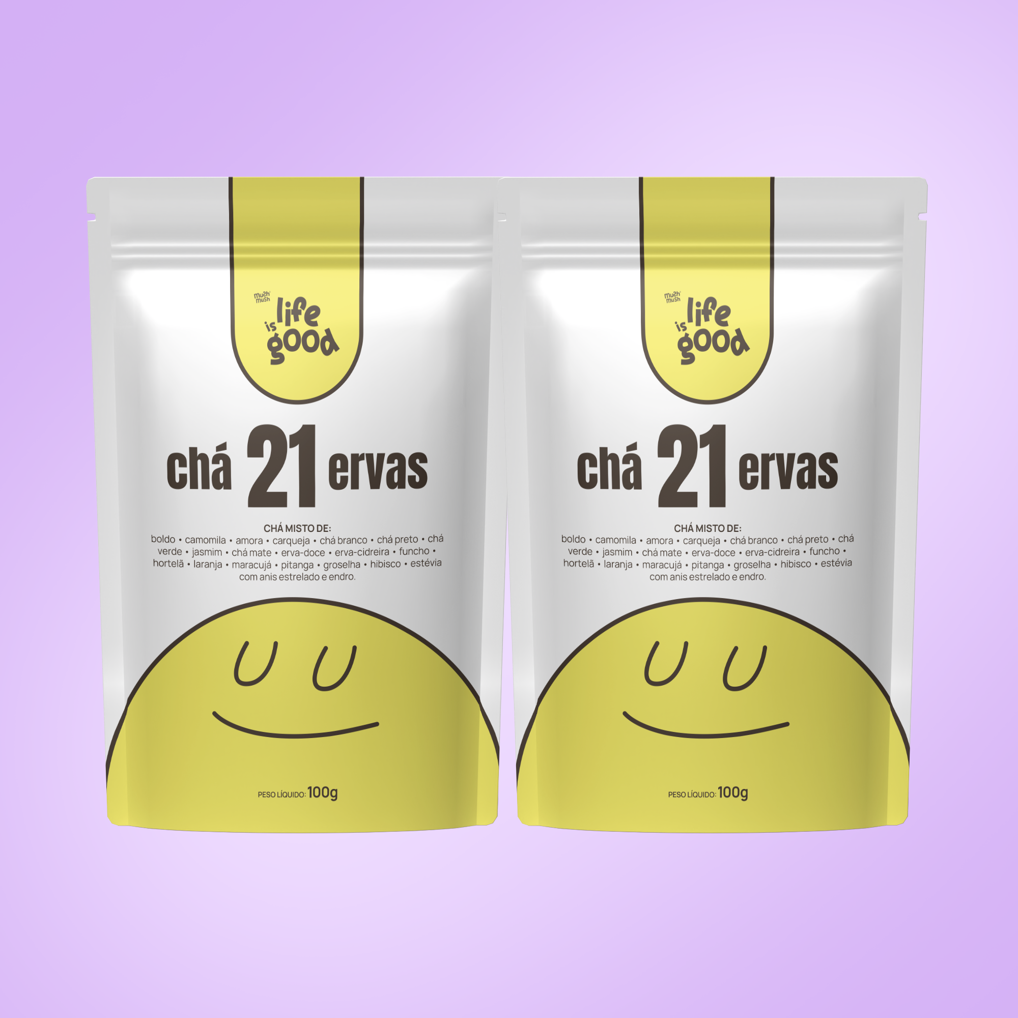 Chá 21 Ervas 100g - Life is Good