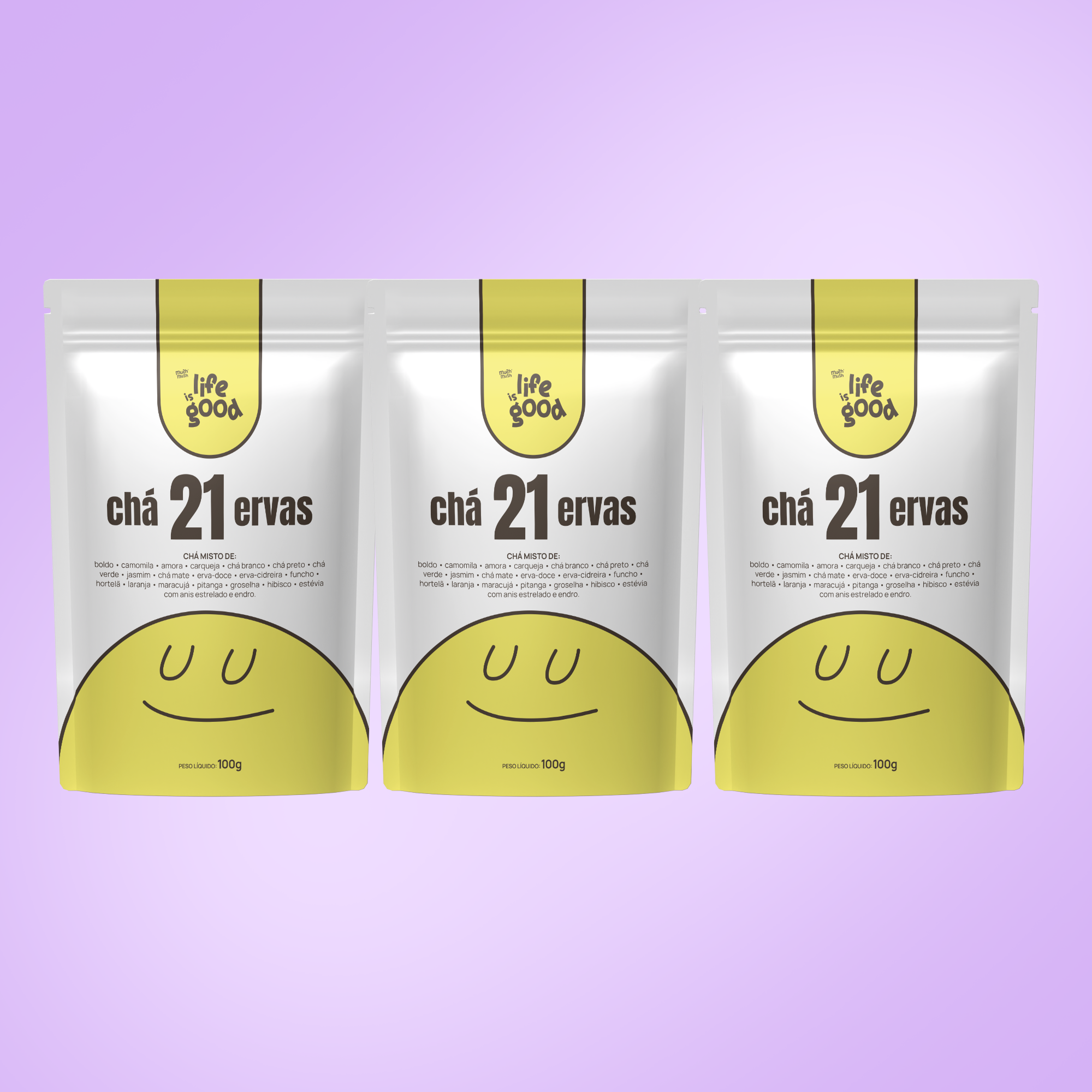 Chá 21 Ervas 100g - Life is Good