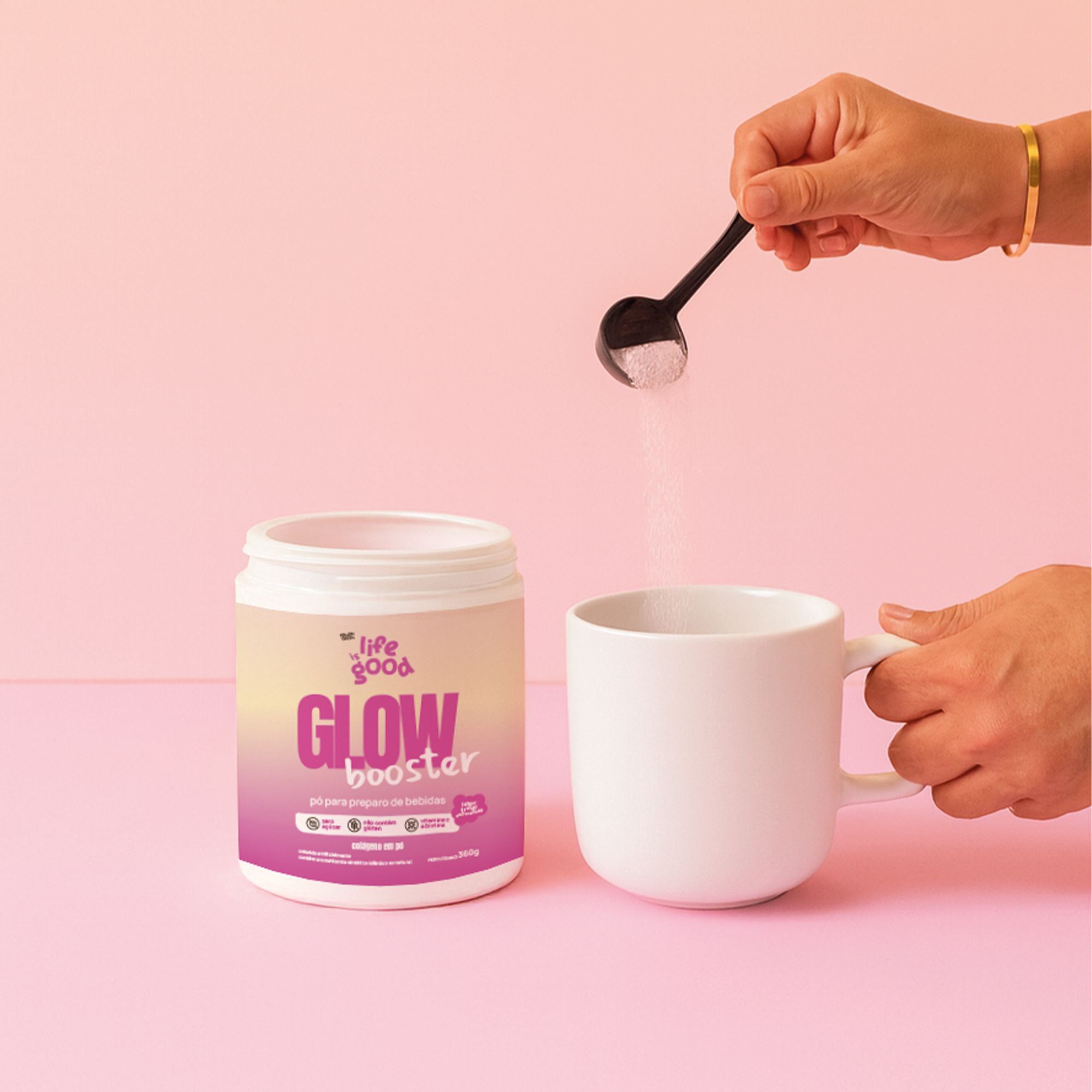Colágeno em Pó 360g - Glow Booster