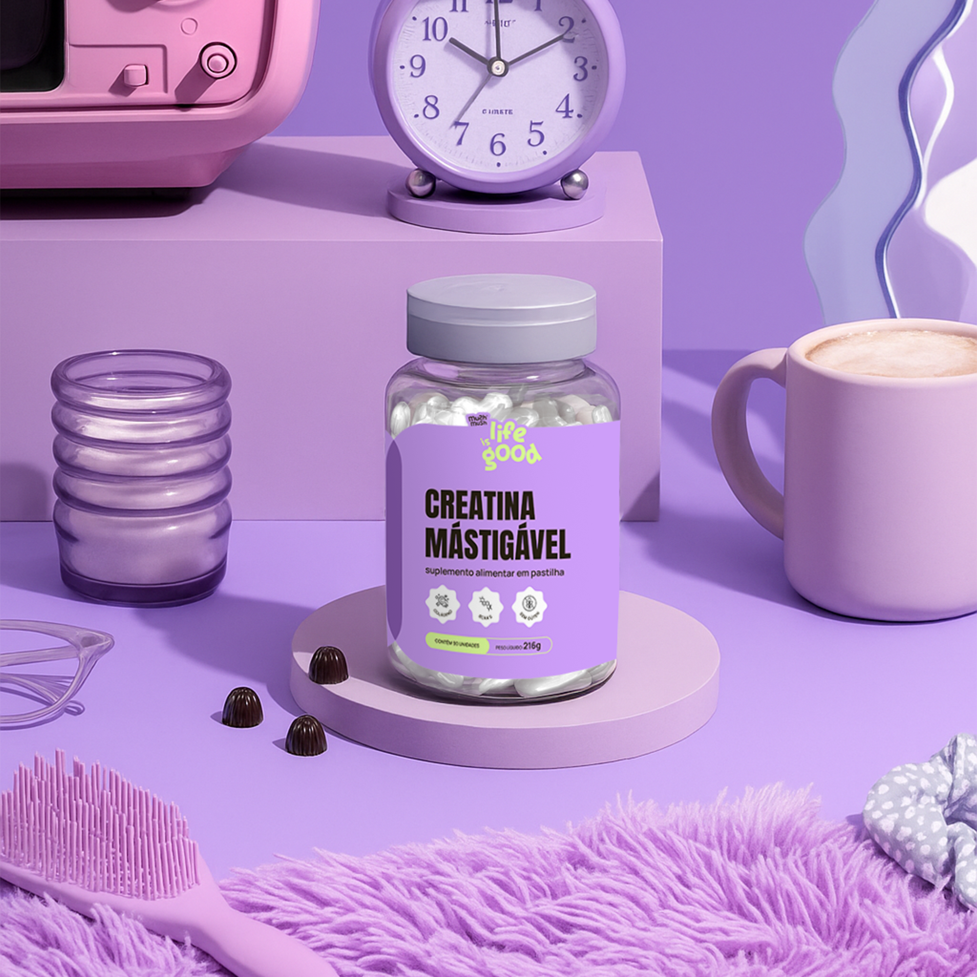 Creatina em Pastilhas - Life is Good (90 pastilhas)