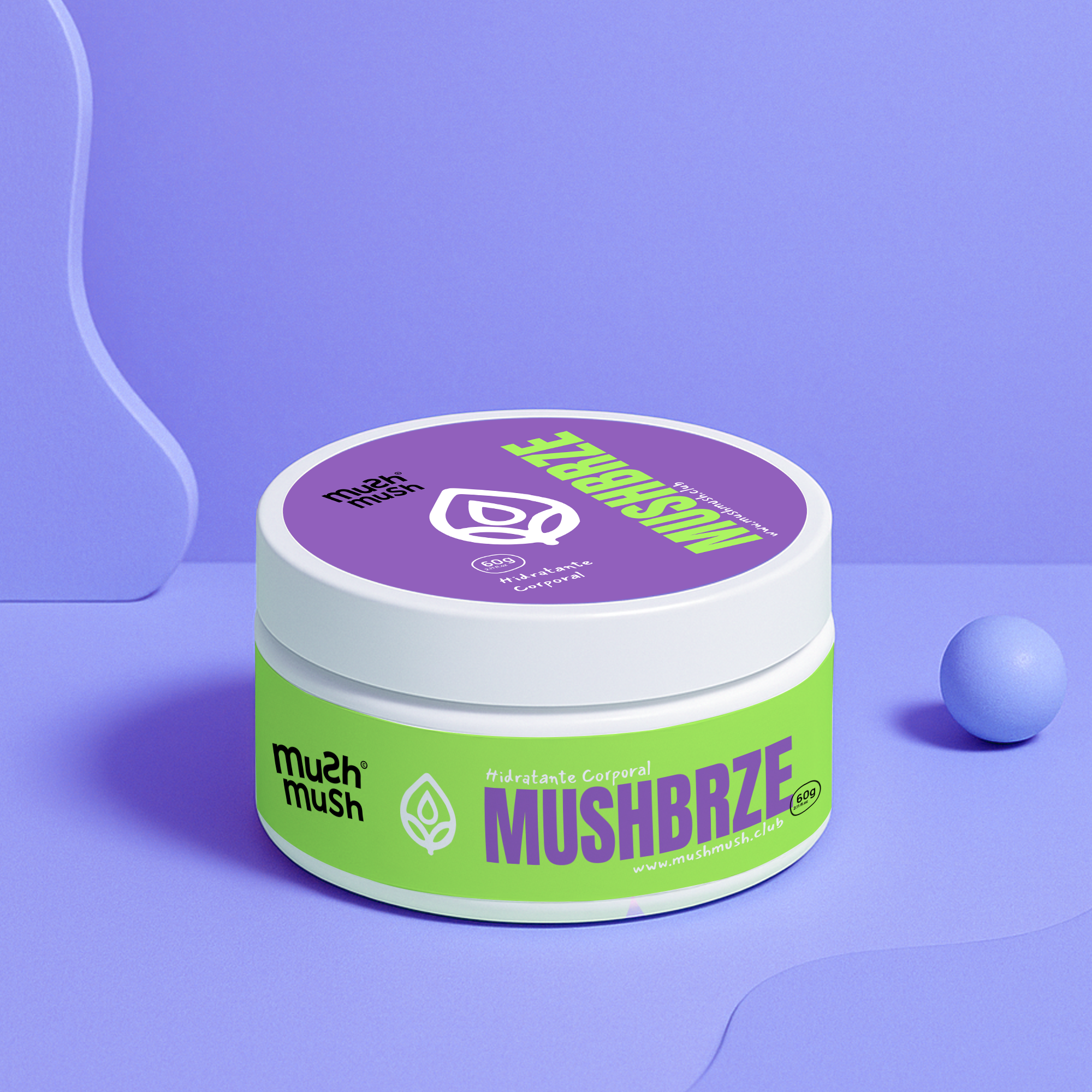 Creme Hidratante Relaxante - Mushbrze® 60g