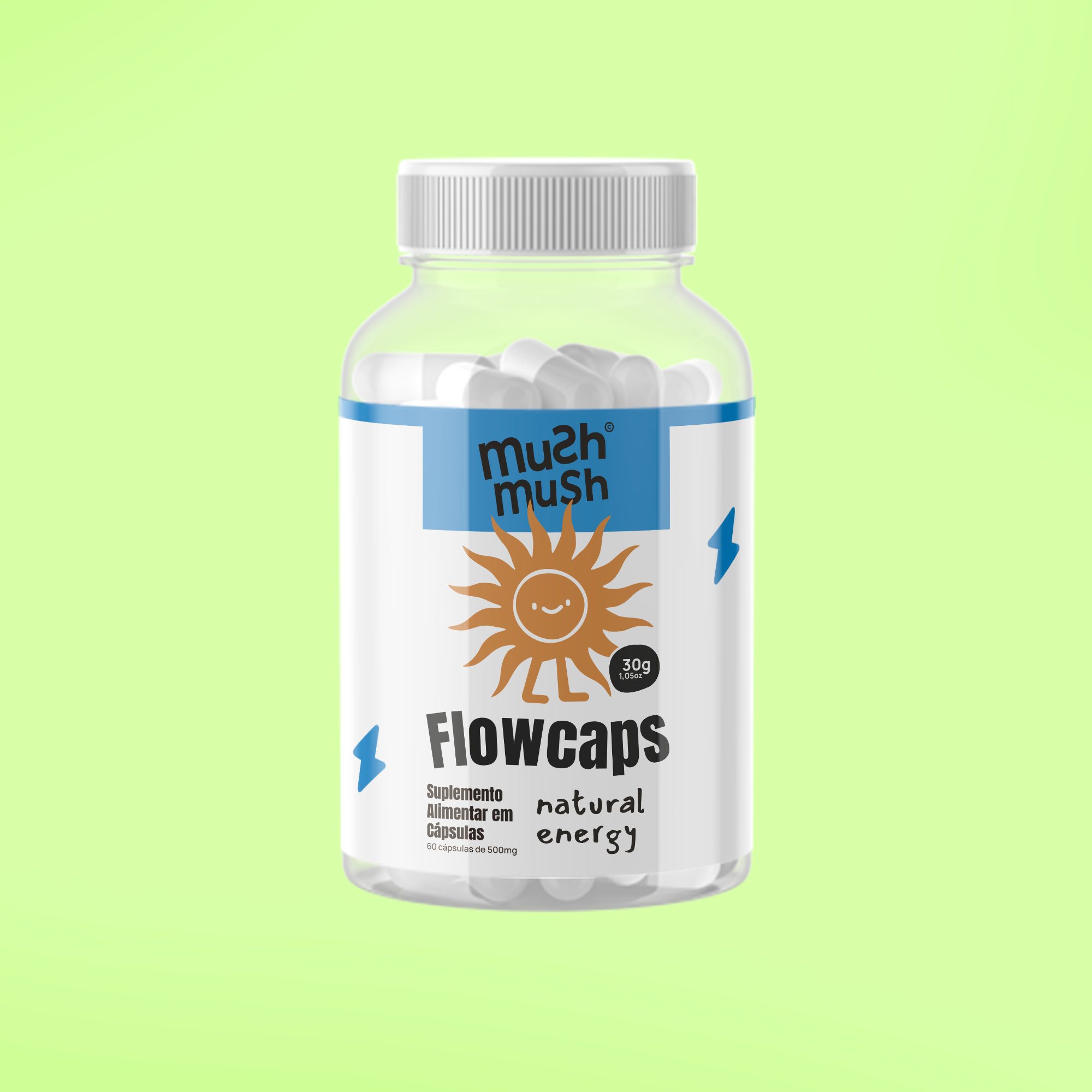 Flowcaps® Natural Energy (60 cápsulas)