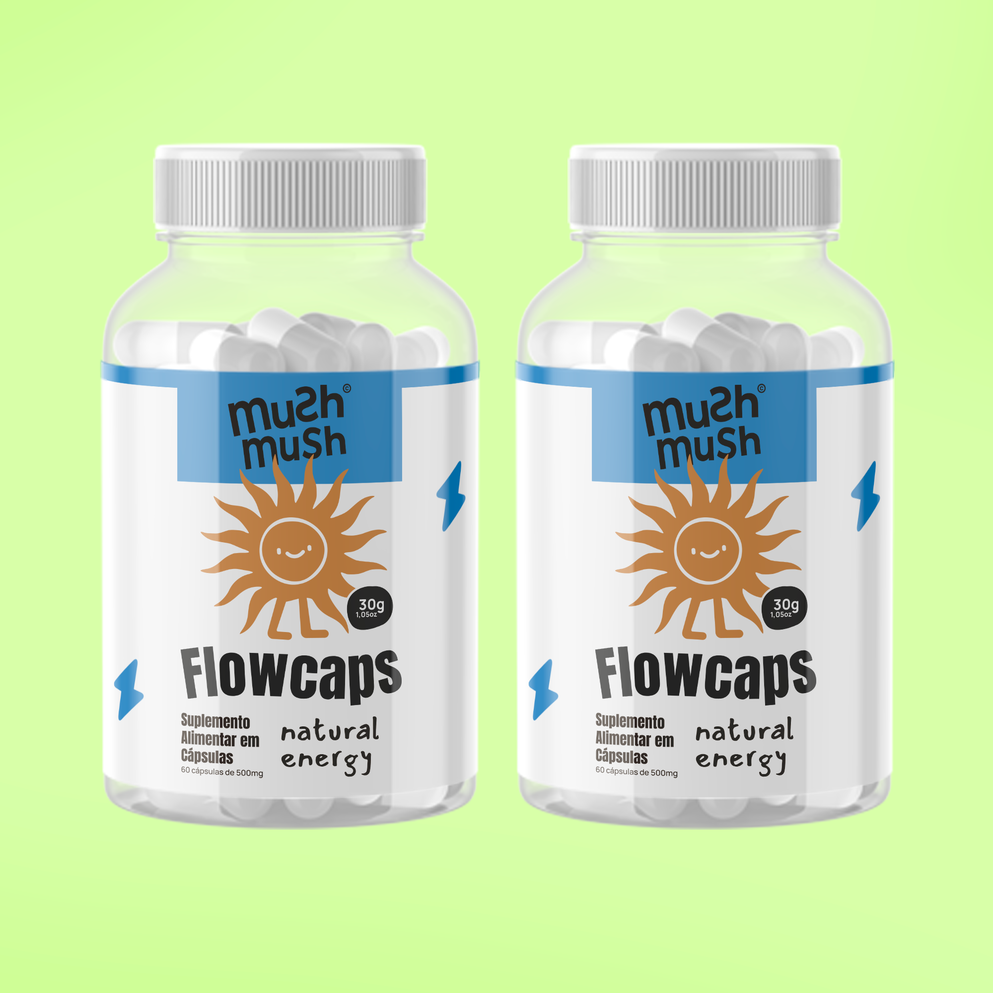 Flowcaps® Natural Energy (60 cápsulas)
