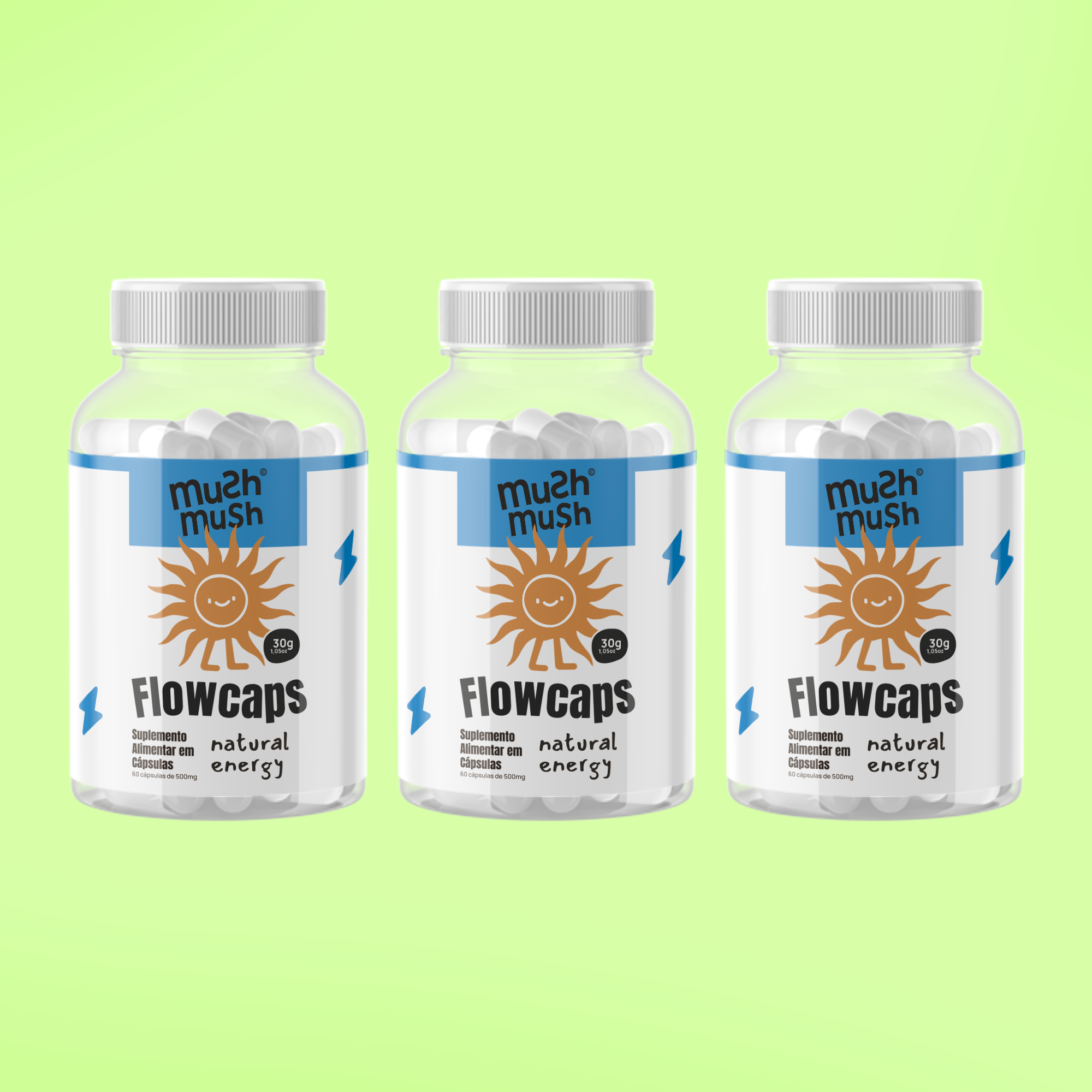 Flowcaps® Natural Energy (60 cápsulas)