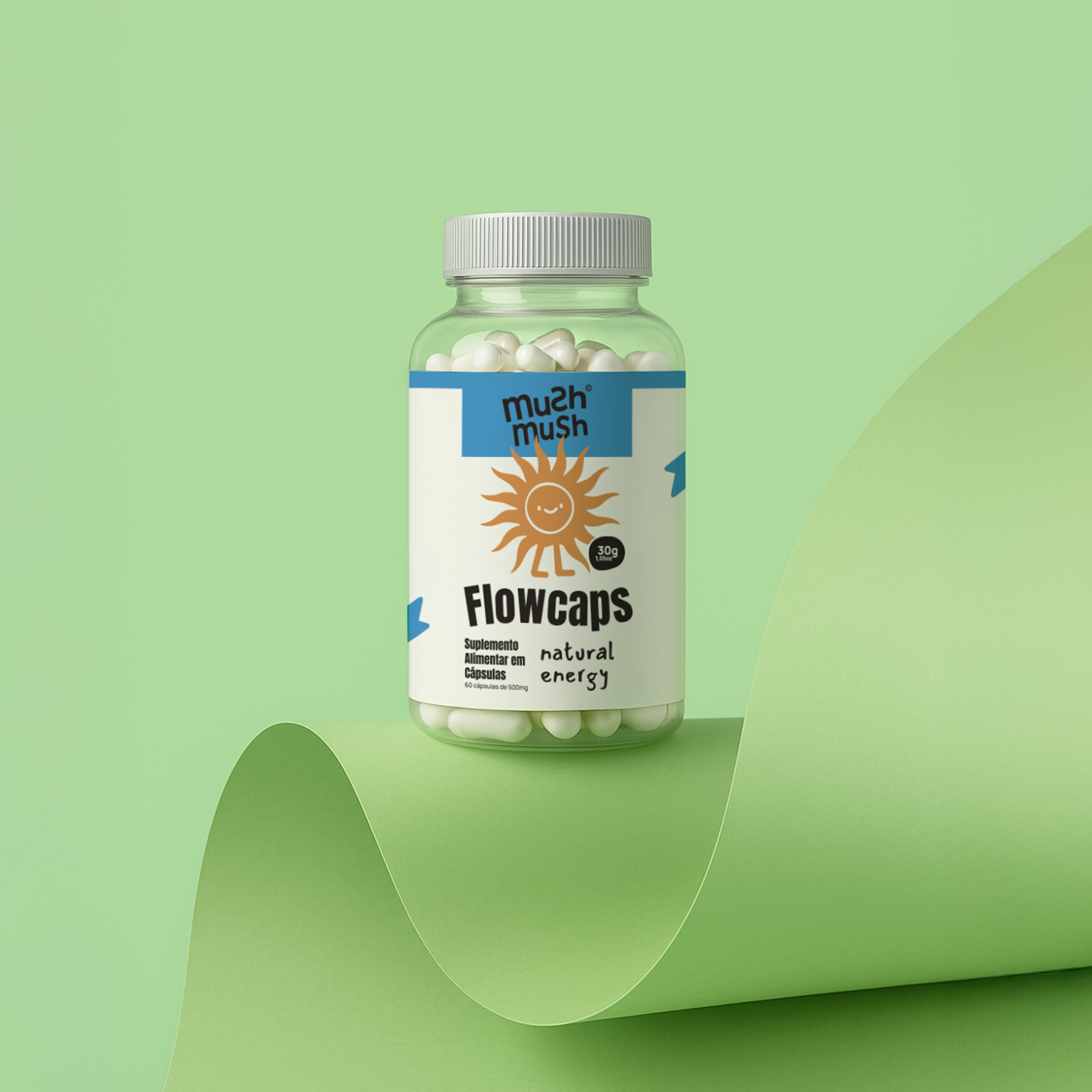 Flowcaps® Natural Energy (60 cápsulas)