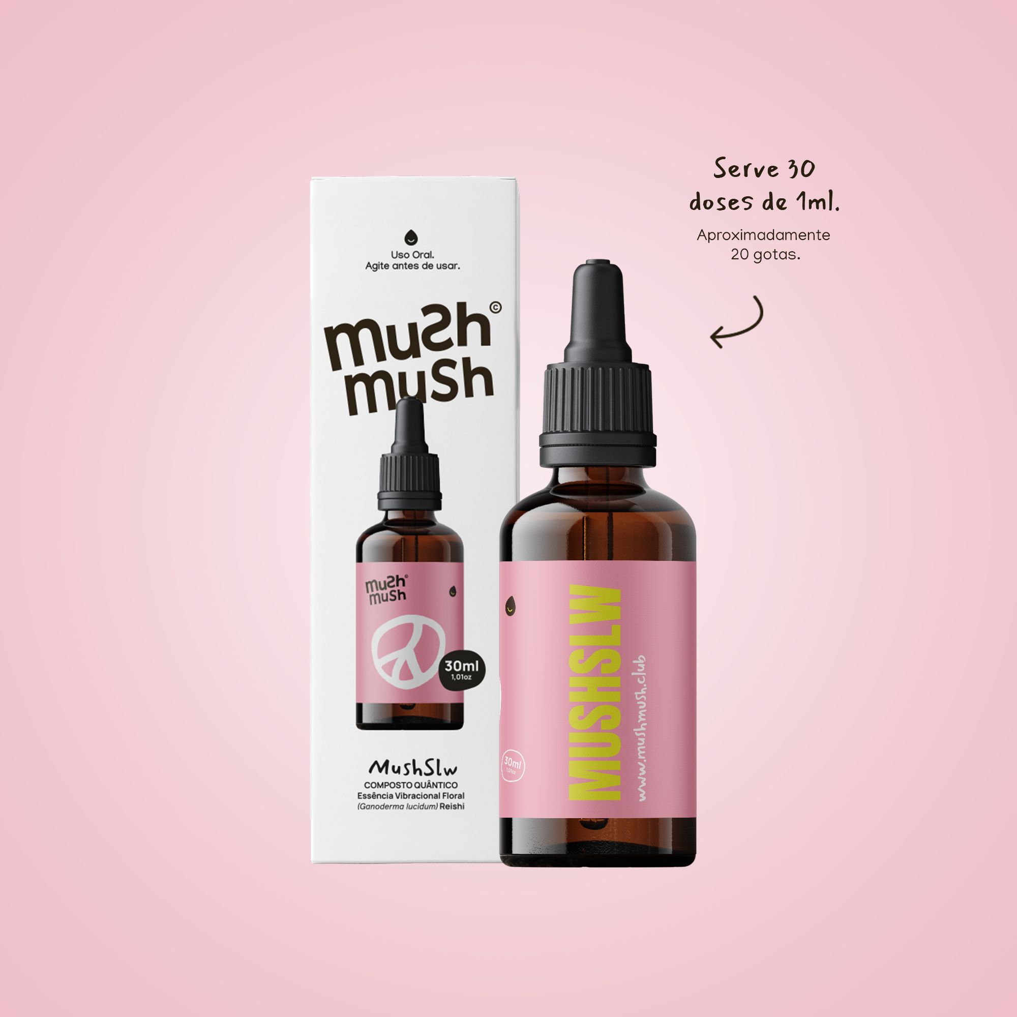 Cogumelo Reishi  -  Mushdrops® 30ml