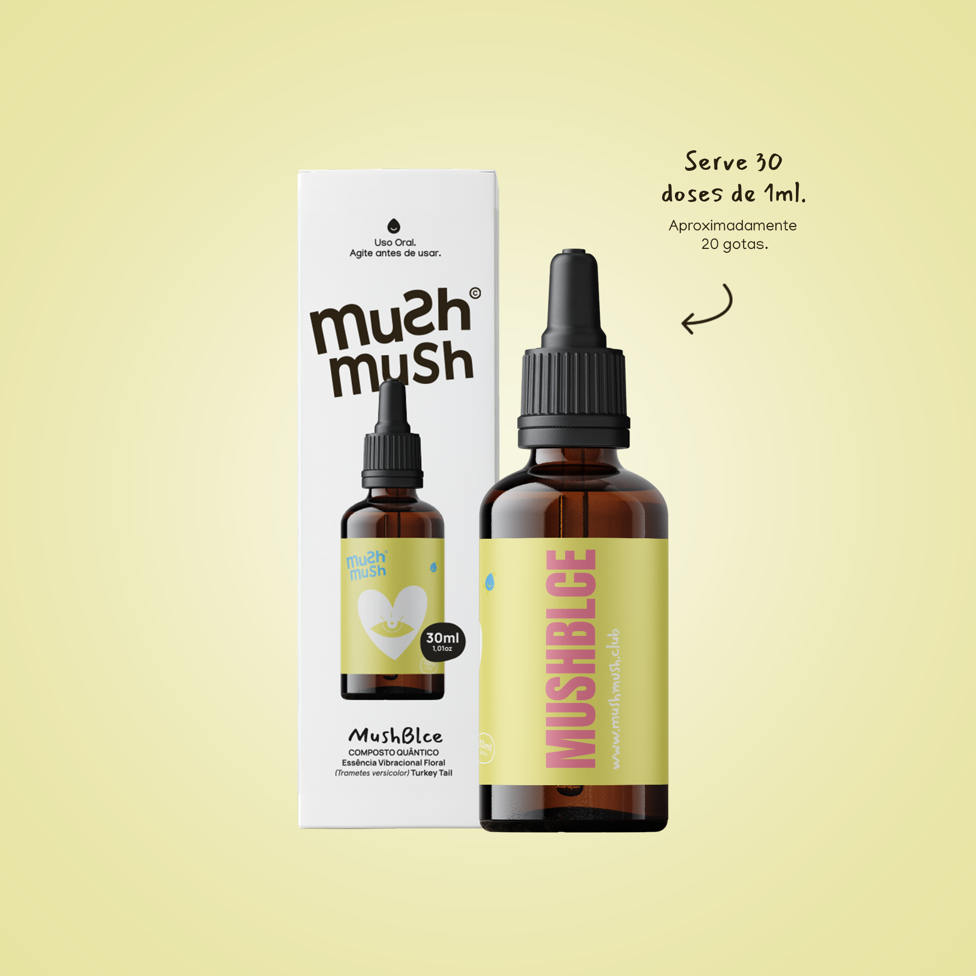 Cogumelo Turkey Tail - Mushdrops® 30ml